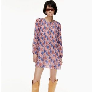 Wilfred Floral Dress in Pink and Blue